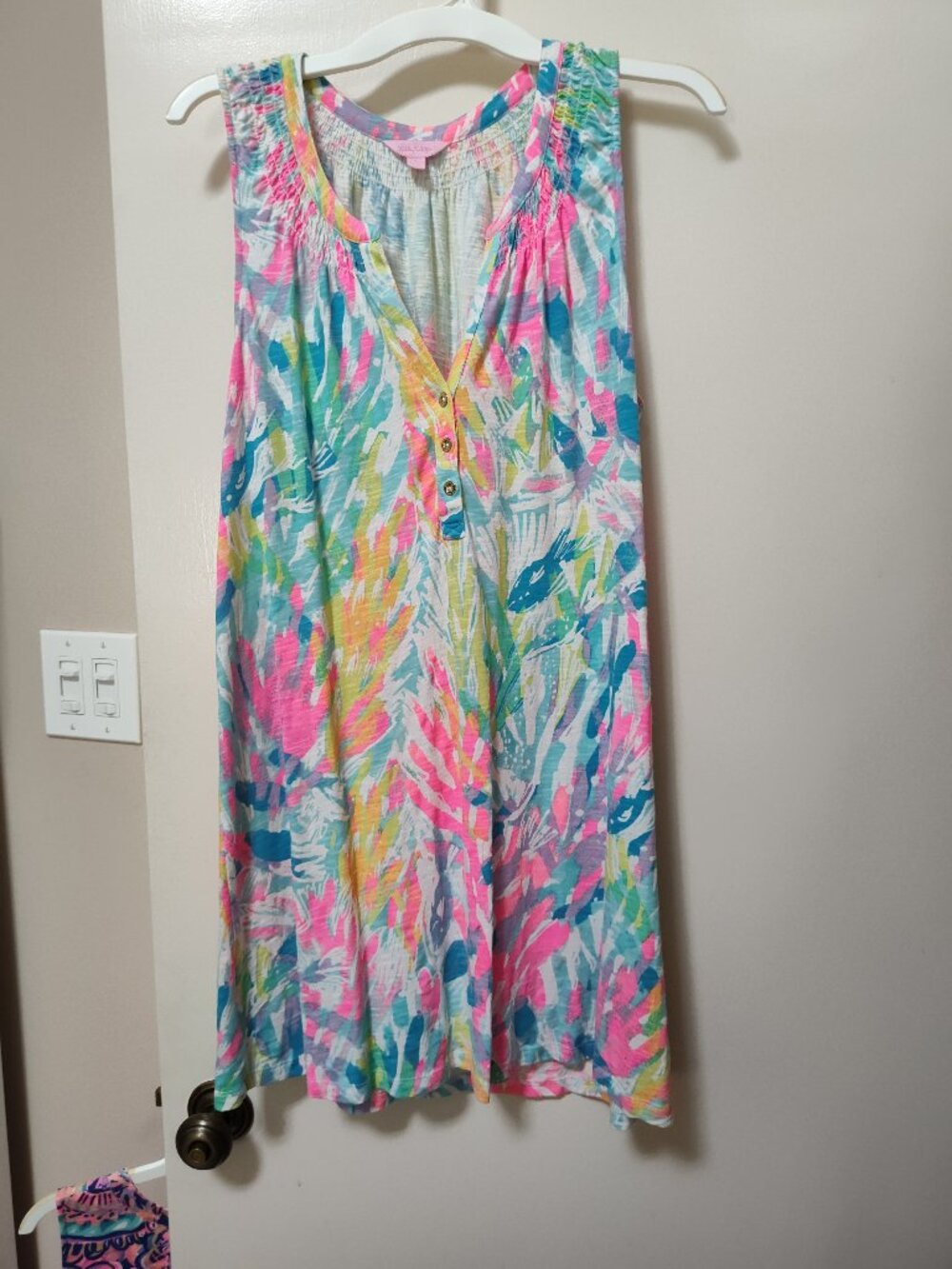 Lilly Pulitzer cotton shift, size L, gently worn